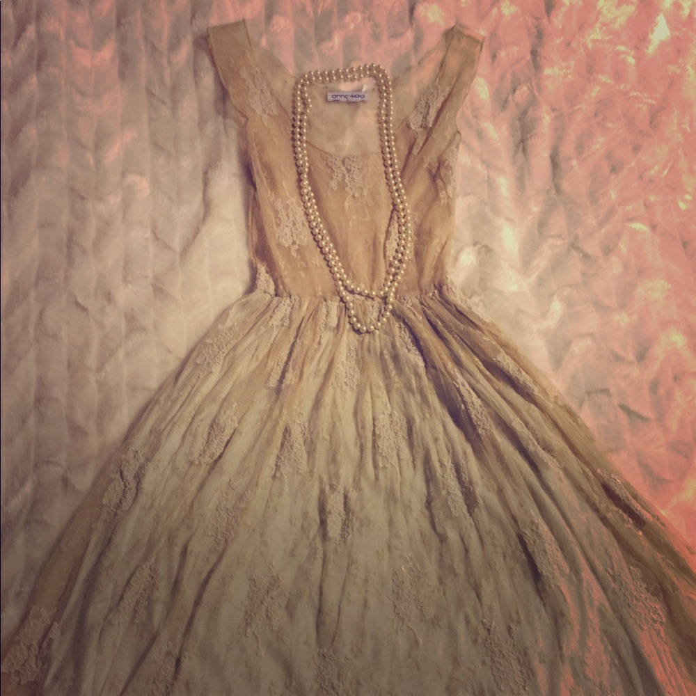 Vintage lace slip